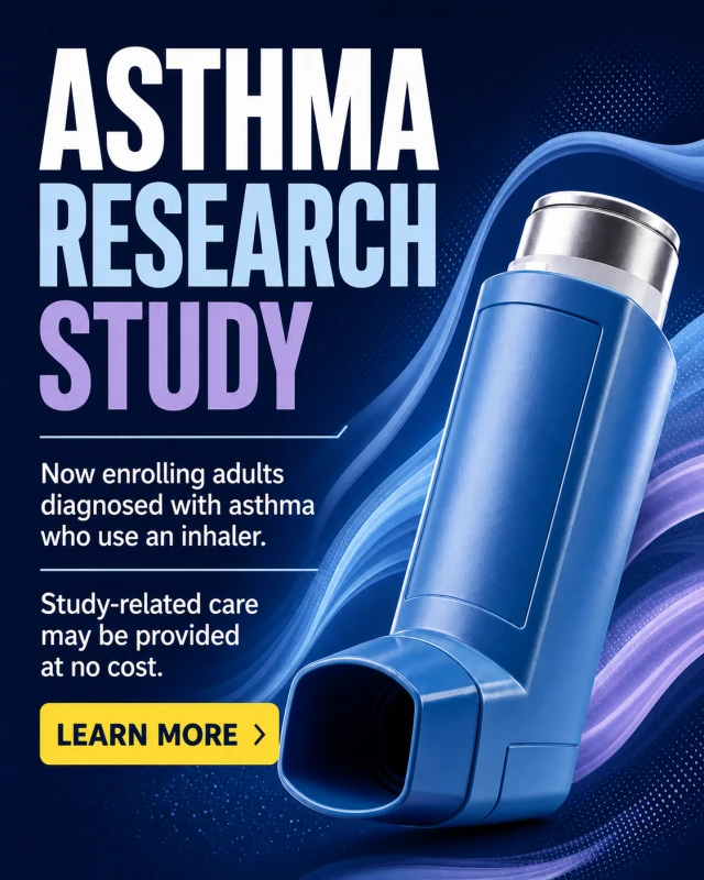 Asthma research study advertisement