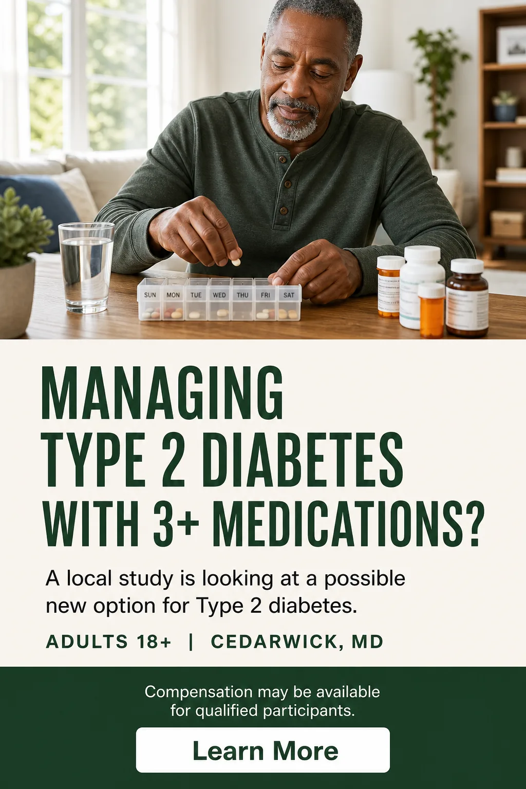 Type 2 diabetes medication management study advertisement